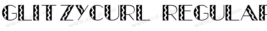 GlitzyCurl Regular字体转换